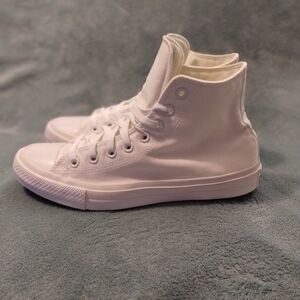 Converse Chuck Taylor All Star II High Top White Sneakers Men’s 8 / Women’s 10